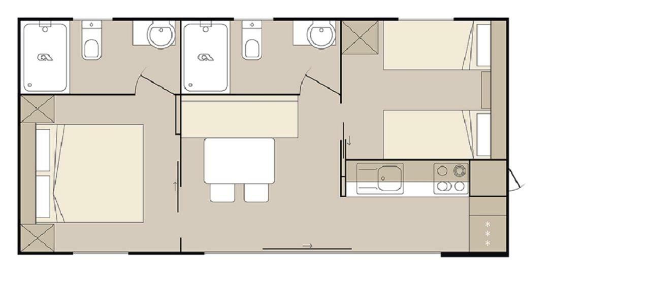 Seahorse Mobile Home, Soline Biograd 比奥格勒·纳·莫鲁 外观 照片